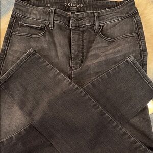 White House Black Market Dark Gray Skinny Jeans